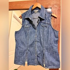 Faded Glory denim vest